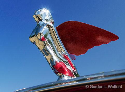 Classic Hood Ornament_25523.jpg - Photographed at the Rolling Thunder Car Show in Smiths Falls, Ontario, Canada.